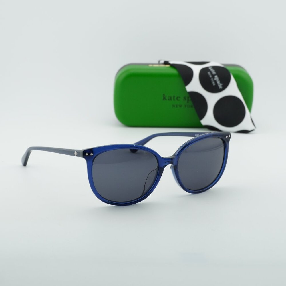 Kate Spade ALINA/F/S 0PJP IR Cat Eye Sunglasses - Blue/Grey
